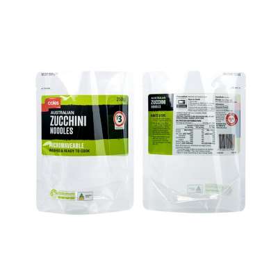 Factory Supply Food Grade Easy to Tear Compostable Transparent Plastic Sizes of Standup Pouch