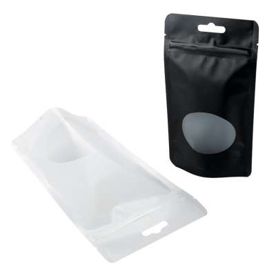 3.5 Resealable Smell Proof Stand Up Pouch Custom Printed Ziplock Mylar Bag for Cookies with Window